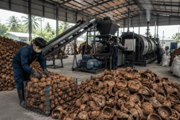 cara mengolah batok kelapa