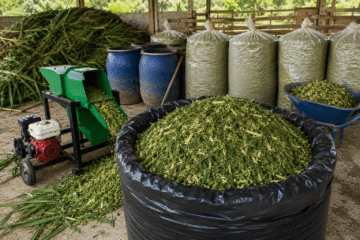 berapa lama fermentasi rumput pakan