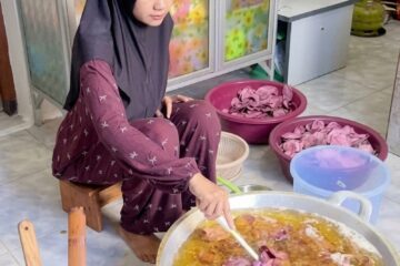 pembuatan keripik ubi